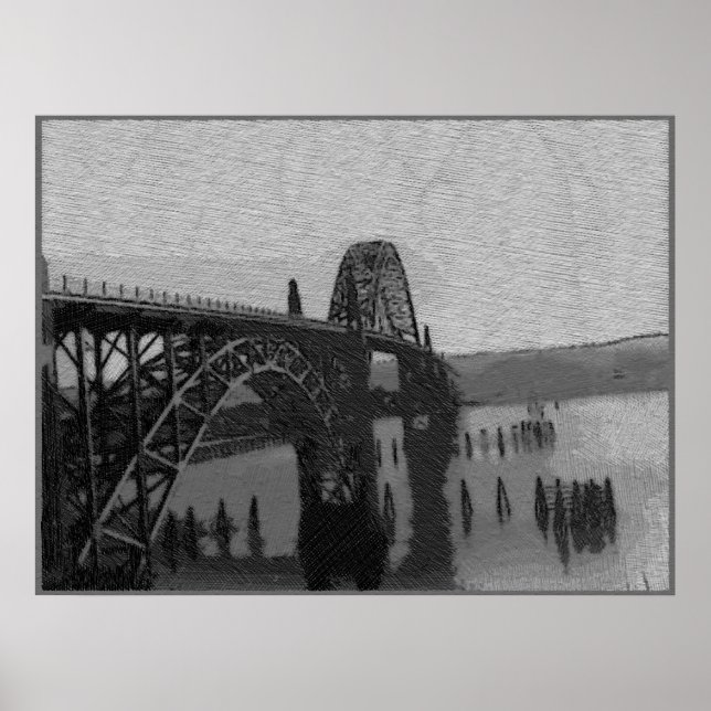 Yaquina Bay Bridge Poster (Framsidan)