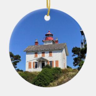 Yaquina Bay fyr, Newport, Oregon Julgransprydnad Keramik