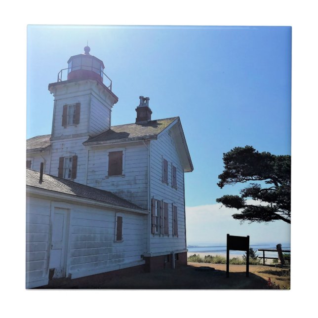 Yaquina Bay fyr, Newport, Oregon Kakelplatta (Framsidan)