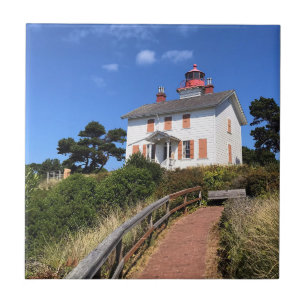 Yaquina Bay fyr, Newport, Oregon Kakelplatta