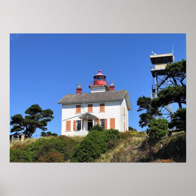 Yaquina Bay fyr, Newport, Oregon Poster (Framsidan)