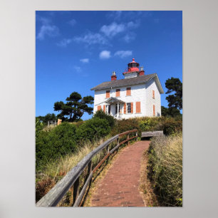 Yaquina Bay fyr, Newport, Oregon Poster