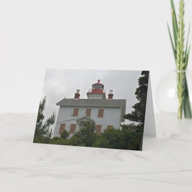 Yaquina Bay Lighthouse, OR Kort (Framsida)
