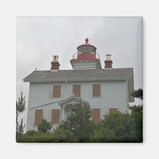 Yaquina Bay Lighthouse, OR Magnet (Framsidan)