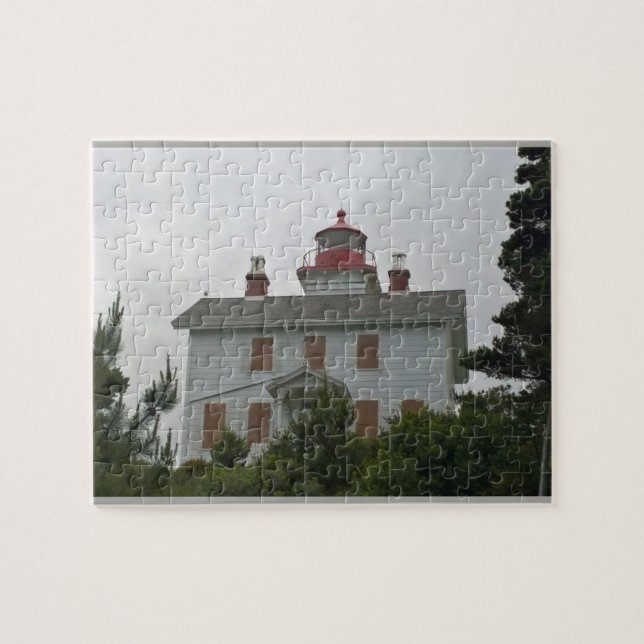 Yaquina Bay Lighthouse, OR Pussel (Horisontell)
