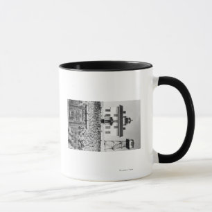 Yaquina fjärdfyr PhotographYaquina, ELLER Mugg