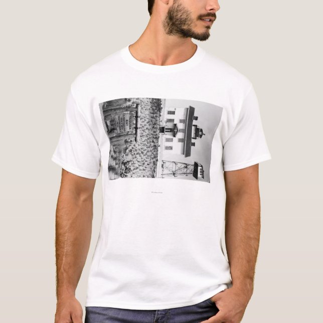 Yaquina fjärdfyr PhotographYaquina, ELLER T-shirt (Framsida)