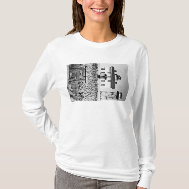 Yaquina fjärdfyr PhotographYaquina, ELLER T-shirt (Framsida)