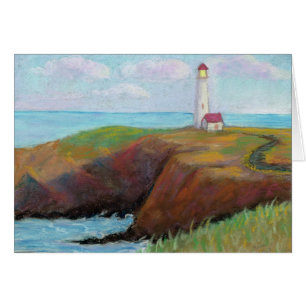 Yaquina Head fyr Hälsningskort