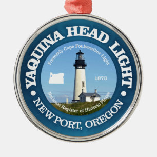 Yaquina Head fyr Julgransprydnad Metall