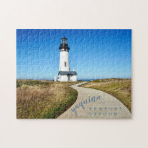 Yaquina Head Lighthouse Anpassningsbar Photo Scrip