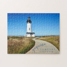 Yaquina Head Lighthouse Anpassningsbar Photo Scrip Pussel