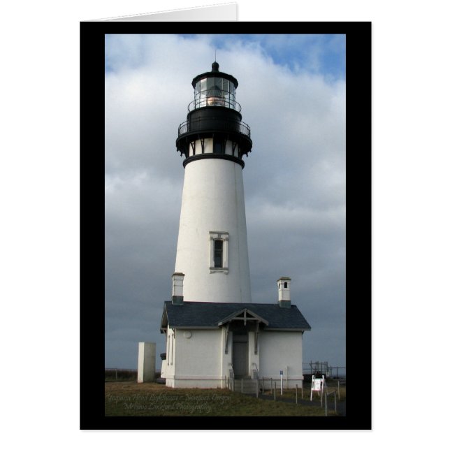 Yaquina Head Lighthouse Hälsningskort (Framsidan)