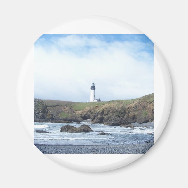 Yaquina Head Lighthouse Magnet (Framsidan)