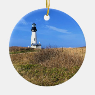 Yaquina Head Lighthouse, Newport, Oregon Julgransprydnad Keramik