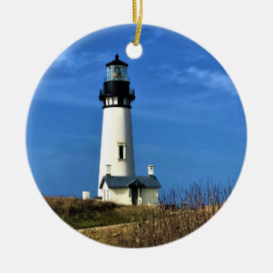 Yaquina Head Lighthouse, Newport, Oregon Julgransprydnad Keramik