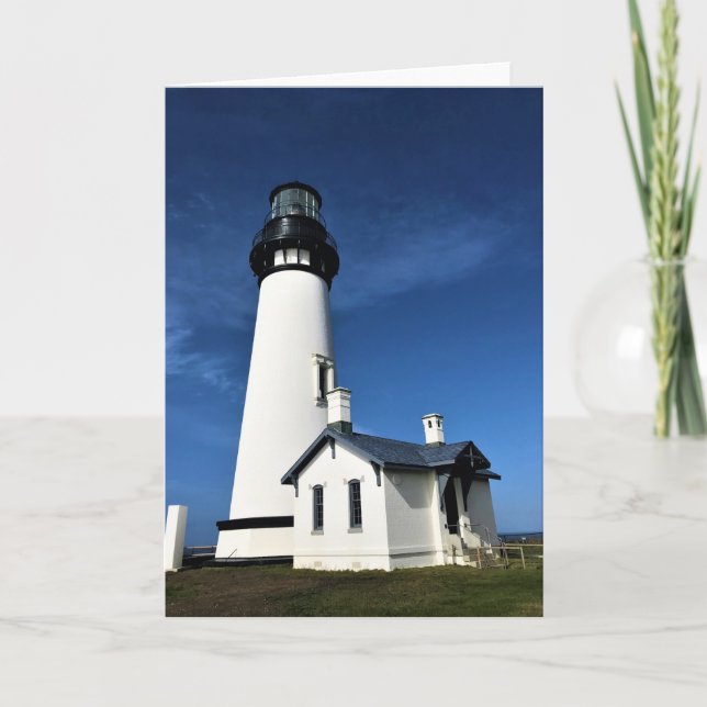 Yaquina Head Lighthouse, Newport, Oregon Kort (Framsida)