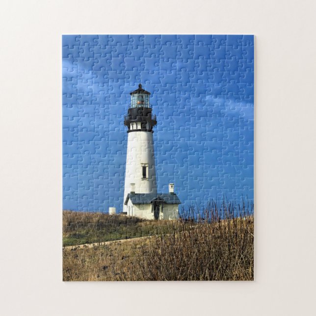 Yaquina Head Lighthouse, Newport, Oregon Pussel (Vertikal)