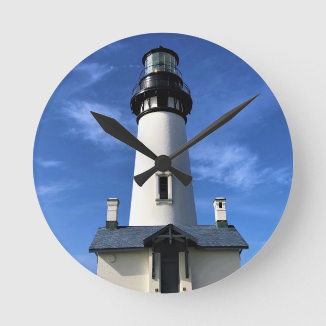 Yaquina Head Lighthouse, Newport, Oregon Rund Klocka (Framsida)