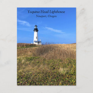 Yaquina Head Lighthouse, Newport, Oregon-vykort Vykort