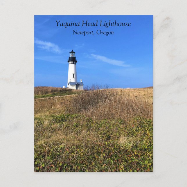 Yaquina Head Lighthouse, Newport, Oregon-vykort Vykort (Framsida)