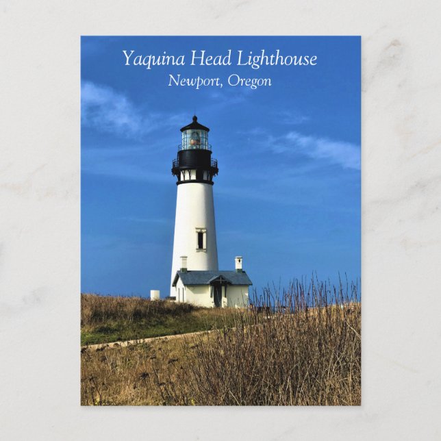 Yaquina Head Lighthouse, Newport, Oregon-vykort Vykort (Framsida)