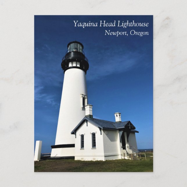 Yaquina Head Lighthouse, Newport, Oregon-vykort Vykort (Framsida)