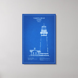 Yaquina Head Lighthouse - Oregon - AD Canvastryck