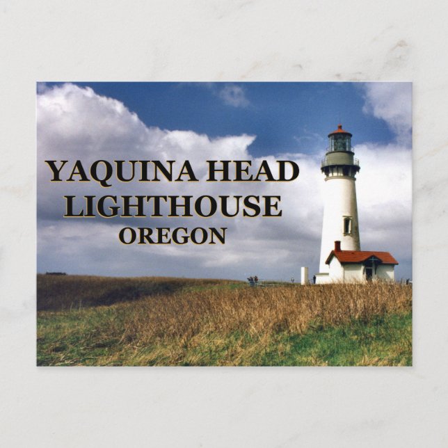 Yaquina Head Lighthouse, Oregon Postcard Vykort (Framsida)