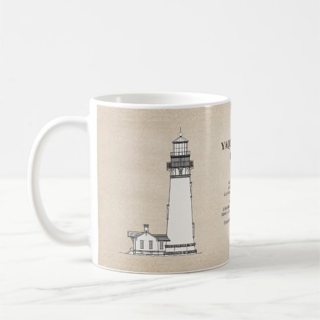 Yaquina Head Lighthouse - Oregon - SBD Kaffemugg (Vänster)