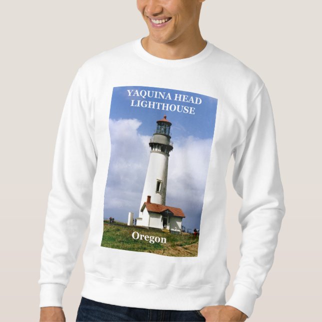 Yaquina Head Lighthouse, Oregon Sweatshirt (Framsida)