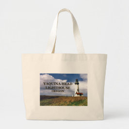 Yaquina Head Lighthouse, Oregon Tote Bag Jumbo Tygkasse