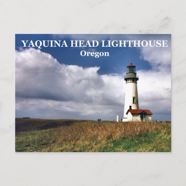 Yaquina Head Lighthouse, Oregon Vykort (Framsida)