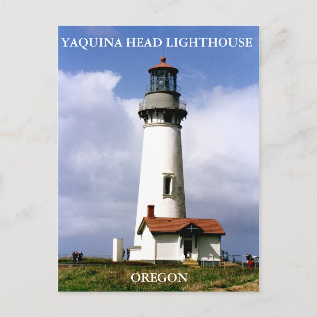 Yaquina Head Lighthouse, Oregon Vykort (Framsida)