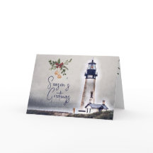 Yaquina Head Lighthouse Season Greetings Helgdag