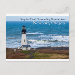 Yaquina Head Outstand Natural Area Lighthouse Vykort