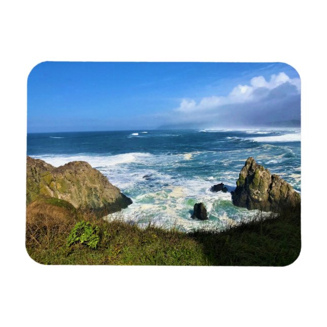 Yaquina Head Outstand Natural Area, Oregon Magnet (Horisontell)