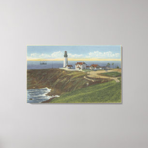 Yaquina Light House på Yaquina Head Canvastryck