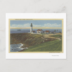 Yaquina Light House på Yaquina Head Vykort