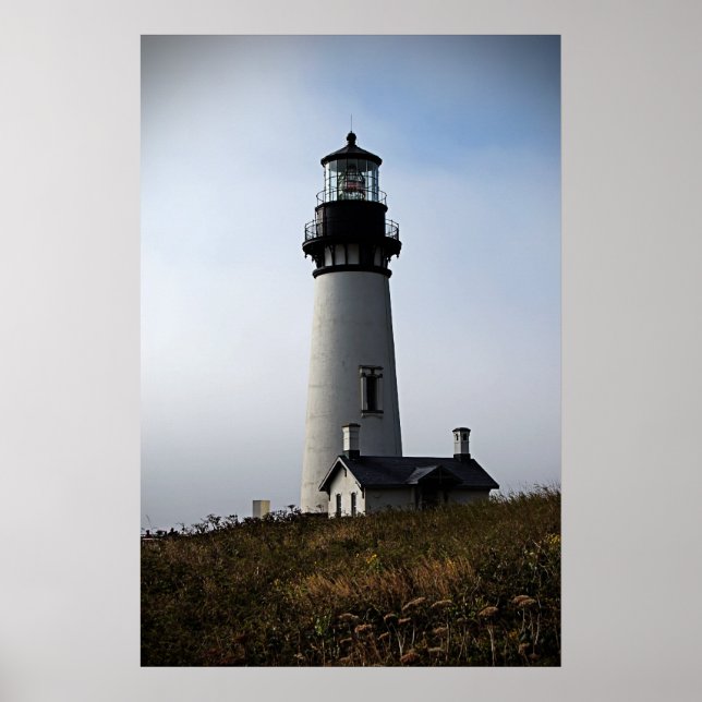 Yaquina Lighthouse Blue Poster (Framsidan)