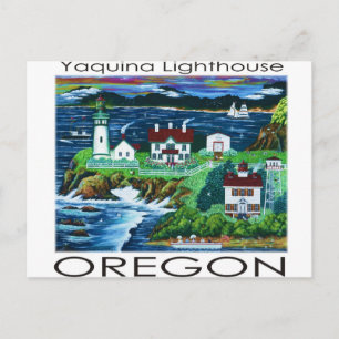 Yaquina Lighthouse ~ Oregon Vykort