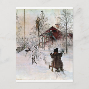 Yard and Tvätta House, Carl Larsson Vykort