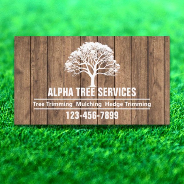 Yard Gräsmatta Care Landcaping Arborist Träd Servi Visitkort (Yard Lawn Care Landscaping Arborist Tree Service Business Card)