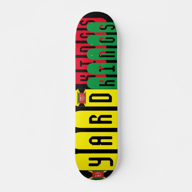 YARD  KINGS   JMT 7 3/4" Skateboarddäck Mini Skateboard Bräda 18,5 Cm (Framsida)