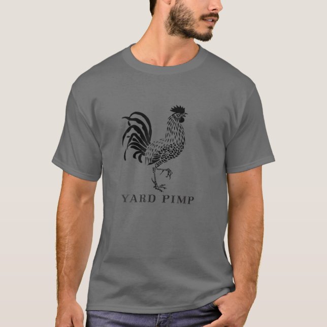 Yard Pimp Tupp - Kung vid Barnyard T Shirt (Framsida)