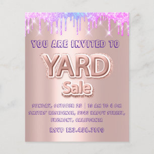 Yard Sale Garage Sale Holograph Drifts Ro Flygblad