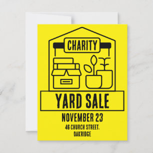 Yard Sale-inbjudan