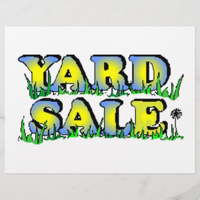 Yard Sale Reklamblad (Framsidan)
