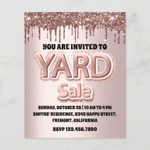 Yard Sale Ro Powder Glitter Drives Flygblad