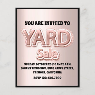 Yard Sale Ro Powder Glitter Flygblad